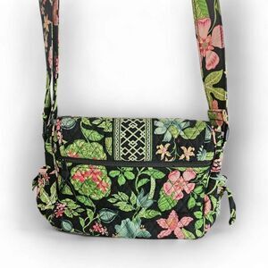 Retired 2007 Vera Bradley Botanica Purse Hand Bag Adjustable Strap Crossbody